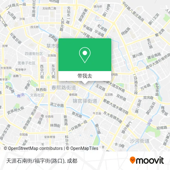 天涯石南街/福字街(路口)地图