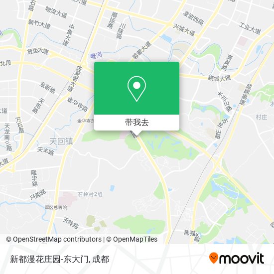 新都漫花庄园-东大门地图