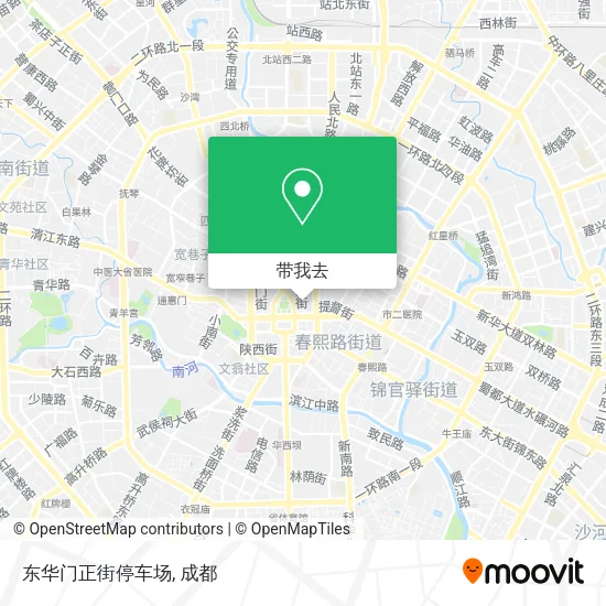 东华门正街停车场地图