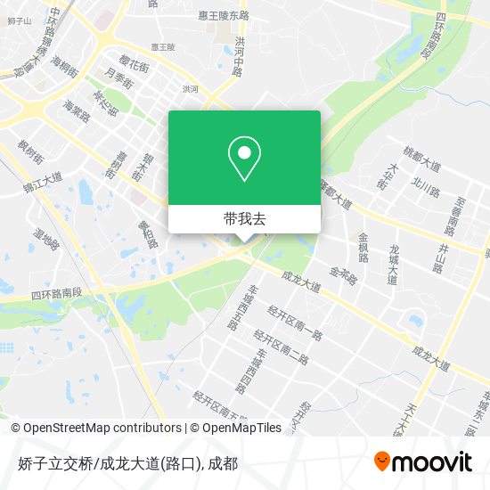 娇子立交桥/成龙大道(路口)地图
