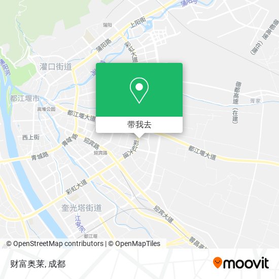 财富奥莱地图