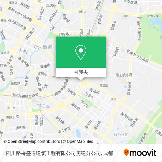 四川路桥盛通建筑工程有限公司房建分公司地图