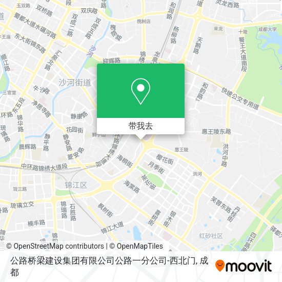 公路桥梁建设集团有限公司公路一分公司-西北门地图