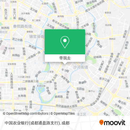 中国农业银行(成都通盈路支行)地图