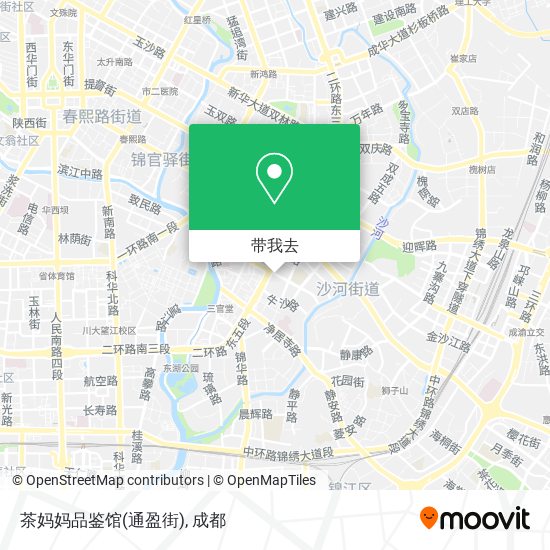 茶妈妈品鉴馆(通盈街)地图
