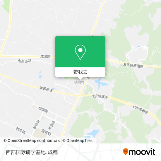 西部国际研学基地地图