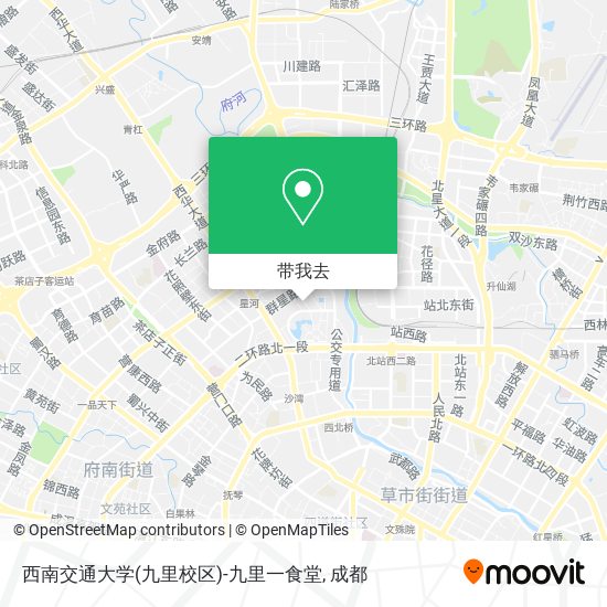 西南交通大学(九里校区)-九里一食堂地图