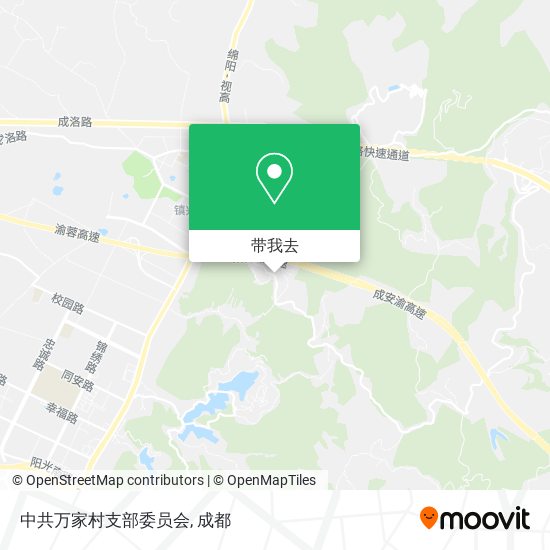 中共万家村支部委员会地图