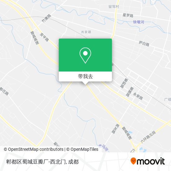郫都区蜀城豆瓣厂-西北门地图