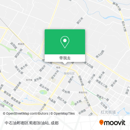 中石油郫都区蜀都加油站地图