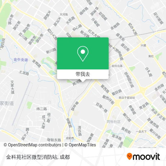 金科苑社区微型消防站地图