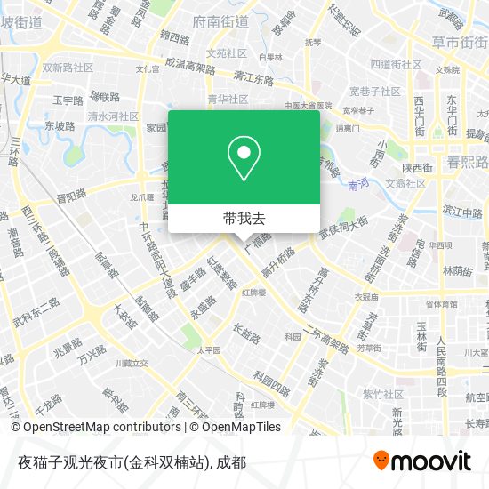 夜猫子观光夜市(金科双楠站)地图