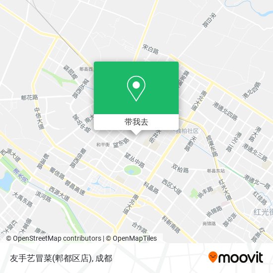 友手艺冒菜(郫都区店)地图