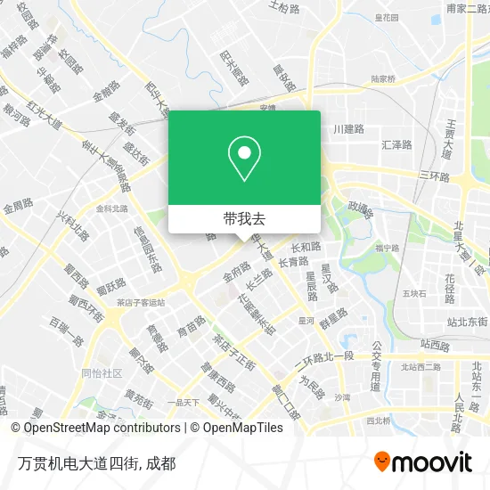 万贯机电大道四街地图
