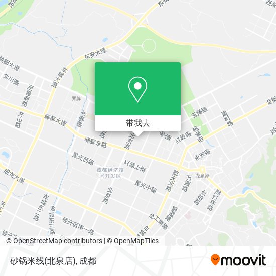 砂锅米线(北泉店)地图