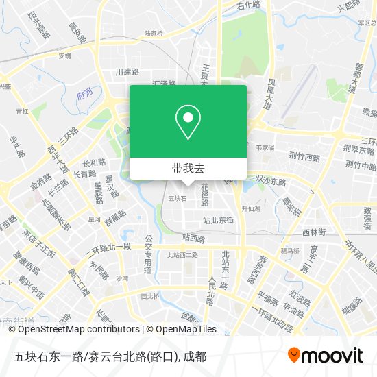 五块石东一路/赛云台北路(路口)地图