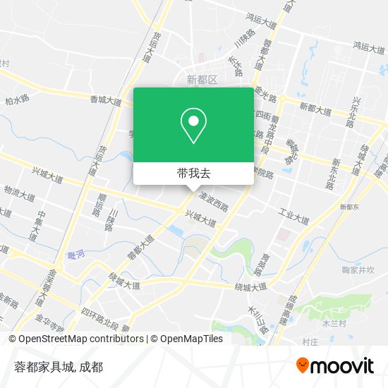 蓉都家具城地图