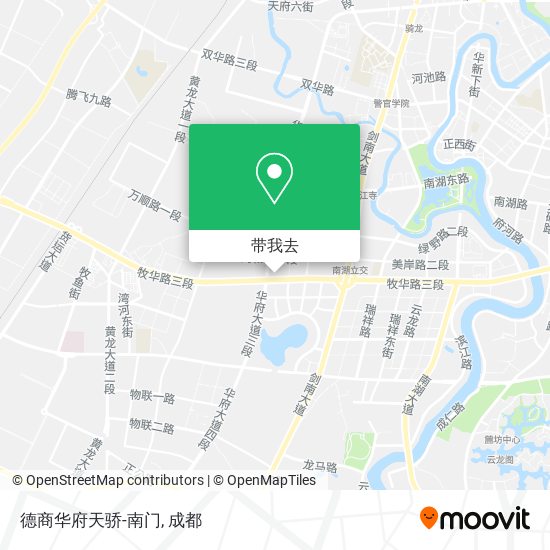 德商华府天骄-南门地图