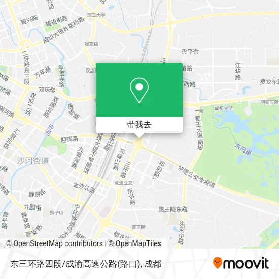 东三环路四段/成渝高速公路(路口)地图