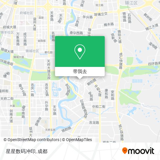星星数码冲印地图