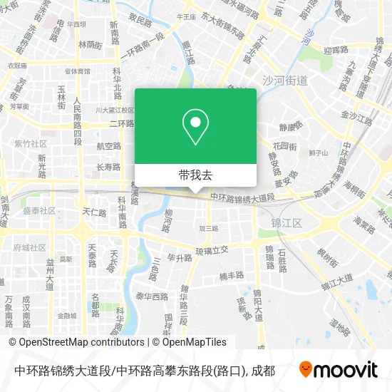 中环路锦绣大道段/中环路高攀东路段(路口)地图