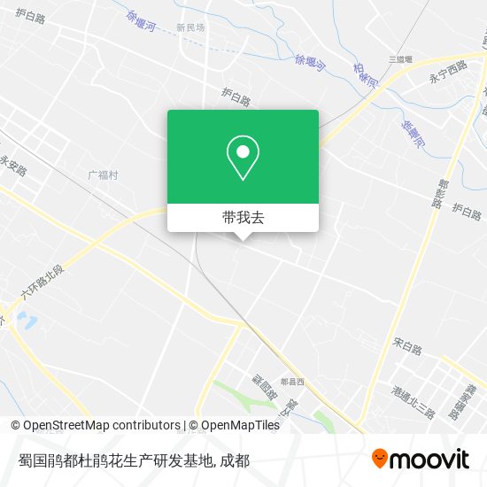 蜀国鹃都杜鹃花生产研发基地地图