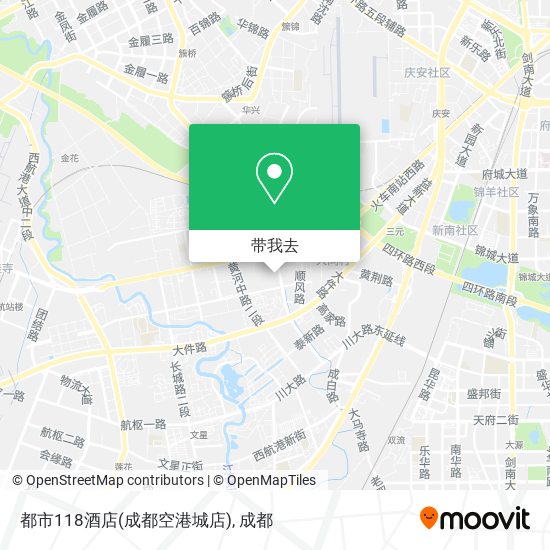 都市118酒店(成都空港城店)地图