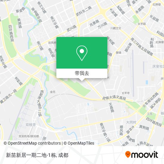 新苗新居一期二地-1栋地图