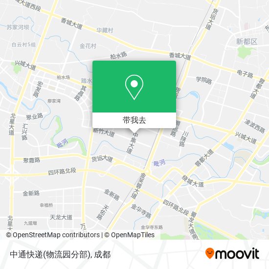 中通快递(物流园分部)地图