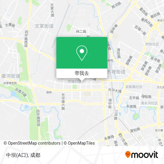 中坝(A口)地图