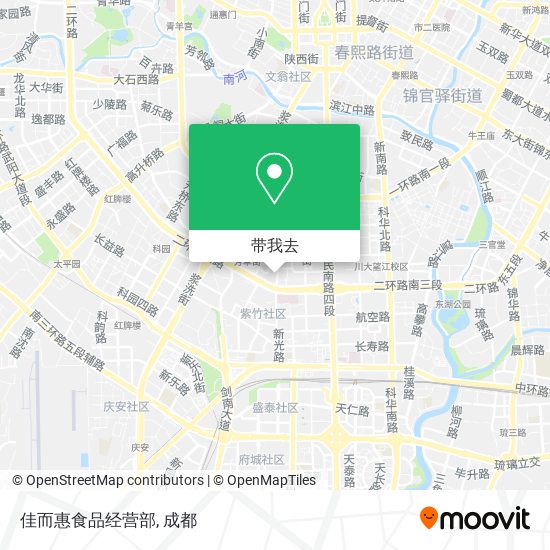 佳而惠食品经营部地图