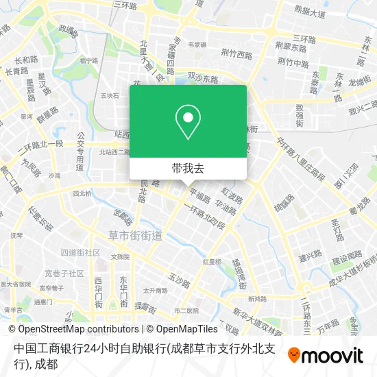 中国工商银行24小时自助银行(成都草市支行外北支行)地图