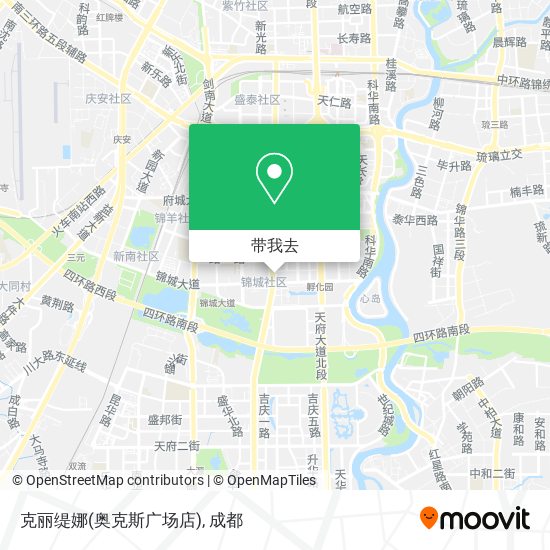 克丽缇娜(奥克斯广场店)地图