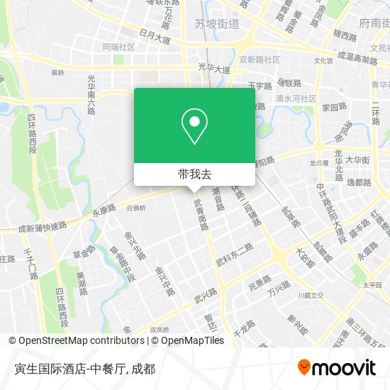 寅生国际酒店-中餐厅地图