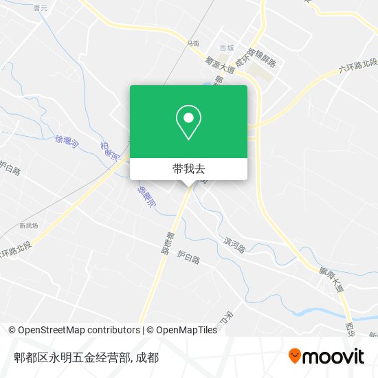 郫都区永明五金经营部地图