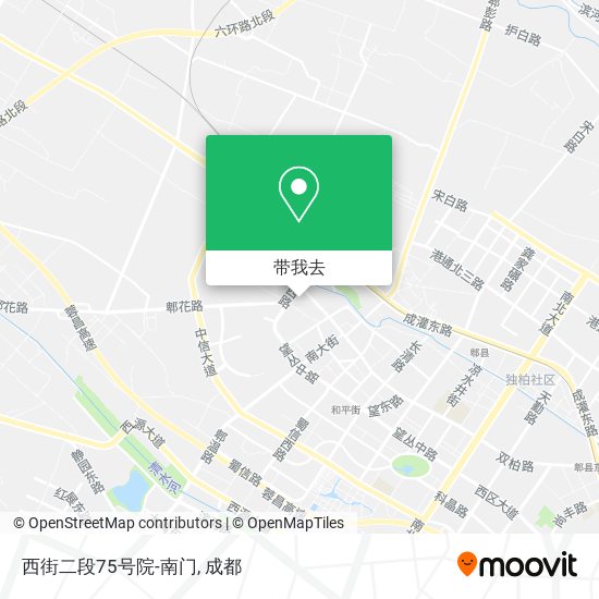 西街二段75号院-南门地图