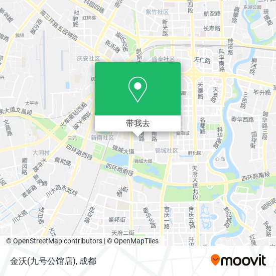 金沃(九号公馆店)地图