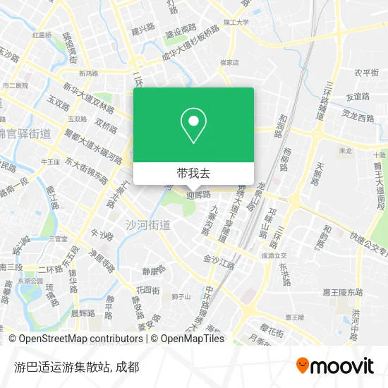 游巴适运游集散站地图