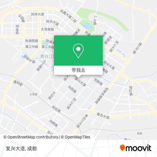 复兴大道地图