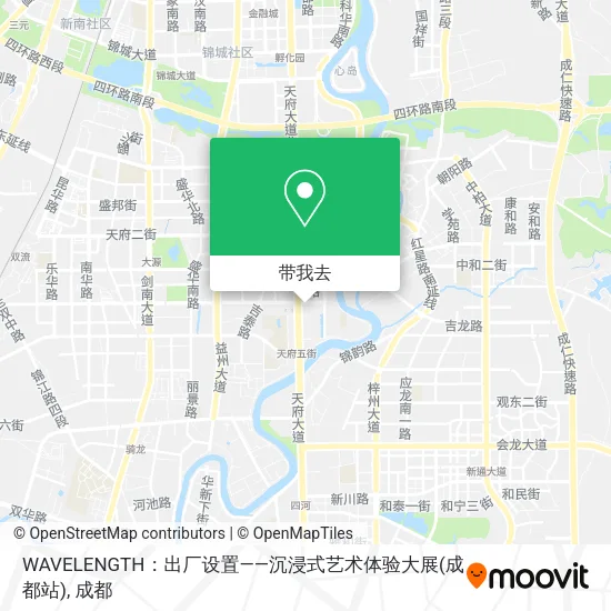 WAVELENGTH：出厂设置——沉浸式艺术体验大展(成都站)地图