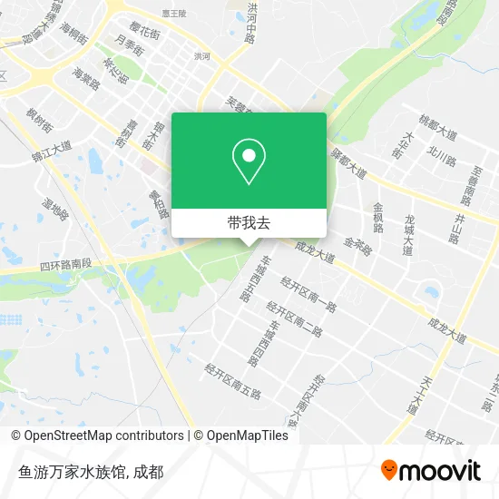 鱼游万家水族馆地图