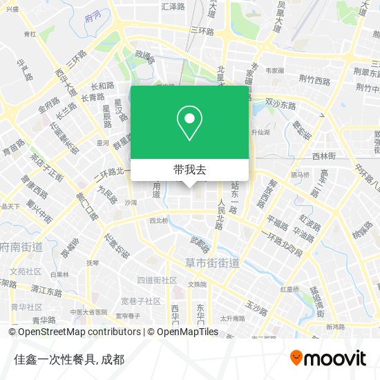 佳鑫一次性餐具地图
