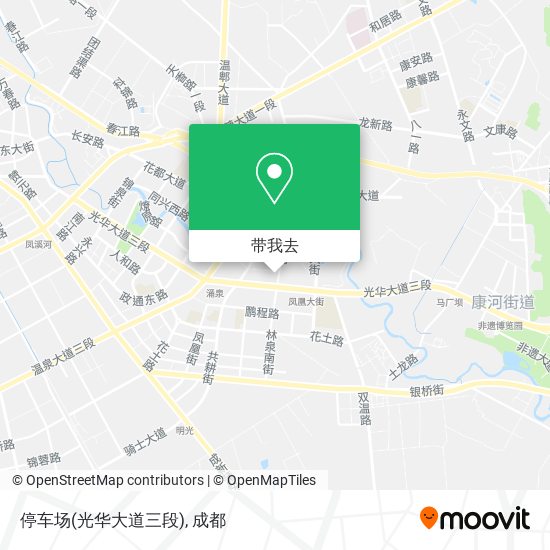 停车场(光华大道三段)地图