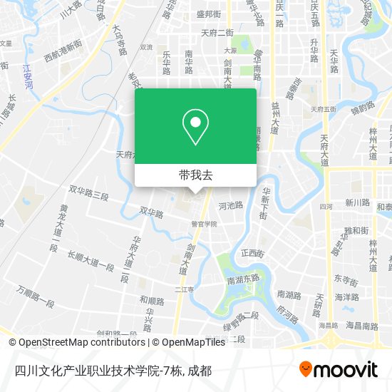 四川文化产业职业技术学院-7栋地图