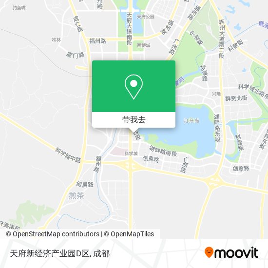 天府新经济产业园D区地图