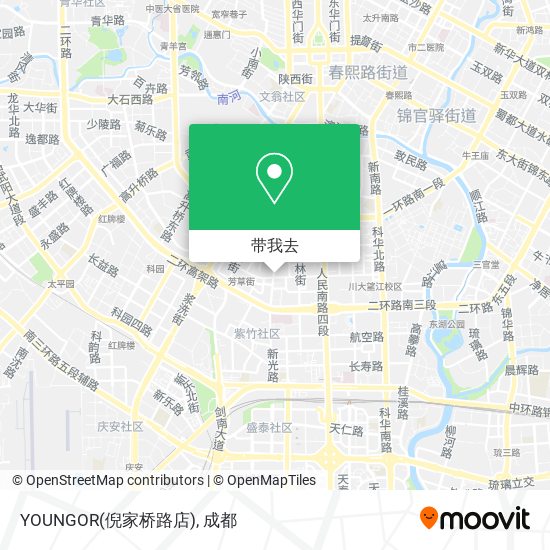 YOUNGOR(倪家桥路店)地图