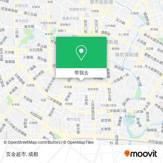 页金超市地图