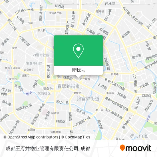 成都王府井物业管理有限责任公司地图