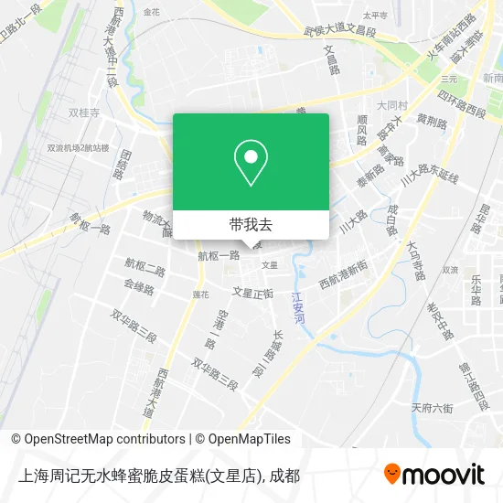 上海周记无水蜂蜜脆皮蛋糕(文星店)地图