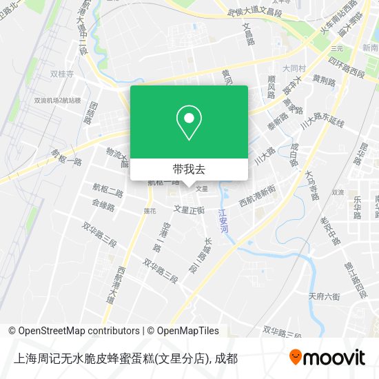 上海周记无水脆皮蜂蜜蛋糕(文星分店)地图